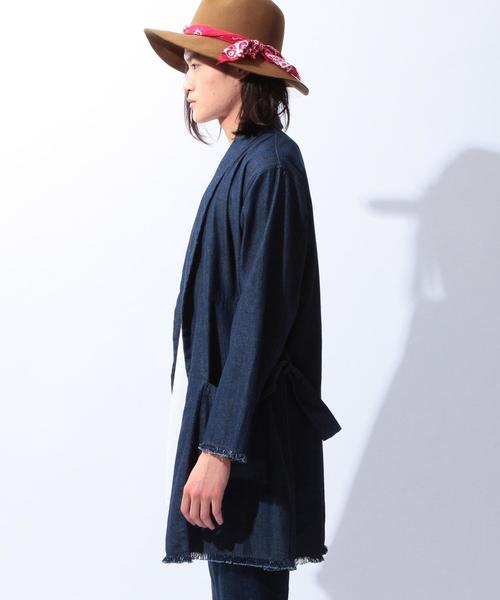 MONKEY TIME(モンキータイム)の「<monkey time> 5.5oz/DNM SHAWL GAWN/ガウン◆(その他アウター・メンズ・ネイビー・SMALL/MEDIUM/LARGE/X-LARGE)」の12枚目の写真
