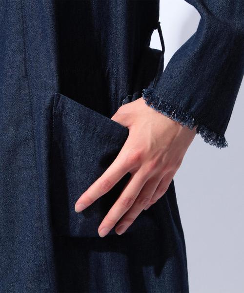 MONKEY TIME(モンキータイム)の「<monkey time> 5.5oz/DNM SHAWL GAWN/ガウン◆(その他アウター・メンズ・ネイビー・SMALL/MEDIUM/LARGE/X-LARGE)」の16枚目の写真