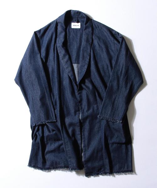 MONKEY TIME(モンキータイム)の「<monkey time> 5.5oz/DNM SHAWL GAWN/ガウン◆(その他アウター・メンズ・ネイビー・SMALL/MEDIUM/LARGE/X-LARGE)」の8枚目の写真