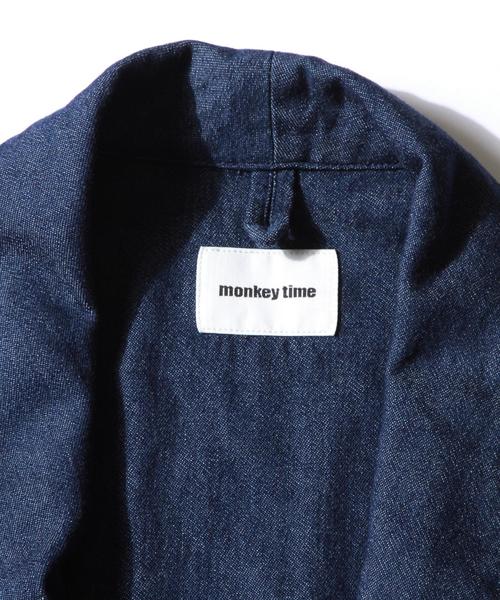 MONKEY TIME(モンキータイム)の「<monkey time> 5.5oz/DNM SHAWL GAWN/ガウン◆(その他アウター・メンズ・ネイビー・SMALL/MEDIUM/LARGE/X-LARGE)」の10枚目の写真