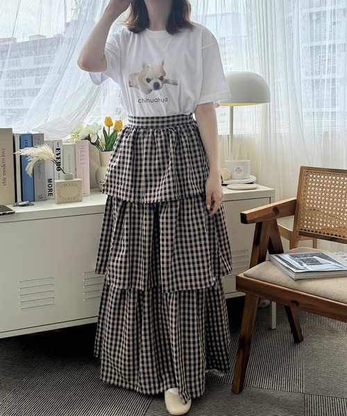 cuorequal(クオレコール)の「アニマルプリント半袖Tシャツ(Tシャツ/カットソー・レディース・C/E/B/D/A・LARGE/MEDIUM/SMALL)」の18枚目の写真