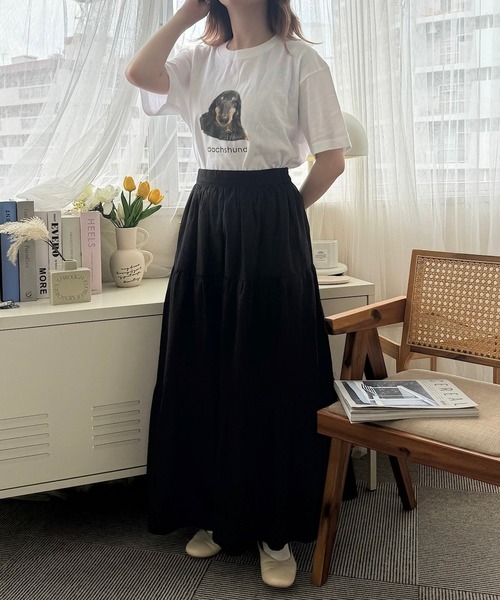 cuorequal(クオレコール)の「アニマルプリント半袖Tシャツ(Tシャツ/カットソー・レディース・C/E/B/D/A・LARGE/MEDIUM/SMALL)」の19枚目の写真