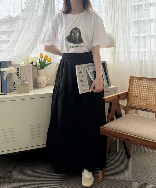 cuorequal(クオレコール)の「アニマルプリント半袖Tシャツ(Tシャツ/カットソー・レディース・C/E/B/D/A・LARGE/MEDIUM/SMALL)」の22枚目の写真