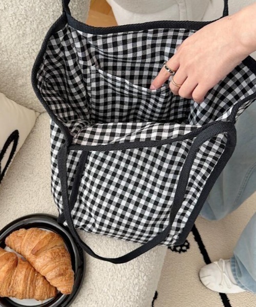 セール】【urge select】ギンガムチェック トートバッグ（トートバッグ