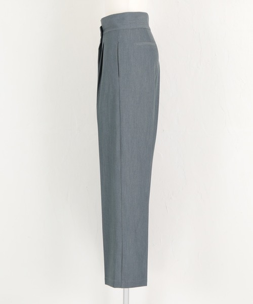 titivate（ティティベイト）の「ラップ風デザインハイウエストパンツ（スラックス・レディース・グレー/アイボリー/ブラック・L/M/S/SP）」の8枚目の写真