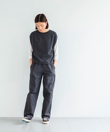 イージーパンツ cotton linen