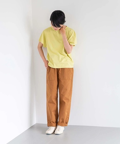HAU(ハウ)の「イージーパンツ cotton linen(その他パンツ・レディース・チャコールグレー/アイボリー/ブラウン・MEDIUM)」の19枚目の写真
