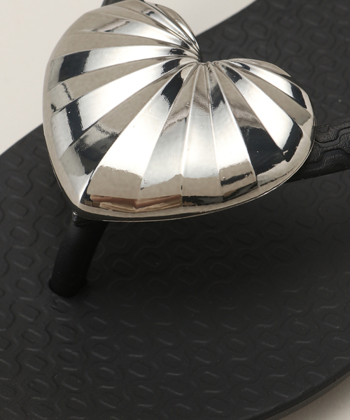 La TOTALITE（ラトータリテ）の「【IPANEMA/イパネマ】ハートビーチサンダル（サンダル・レディース・ブラック/カーキ・36/35）」の19枚目の写真