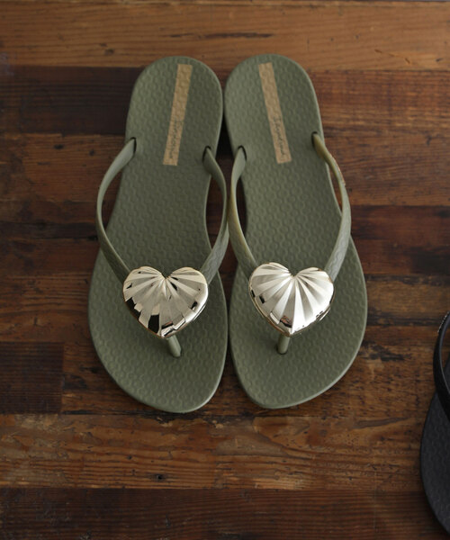 La TOTALITE（ラトータリテ）の「【IPANEMA/イパネマ】ハートビーチサンダル（サンダル・レディース・ブラック/カーキ・36/35）」の22枚目の写真