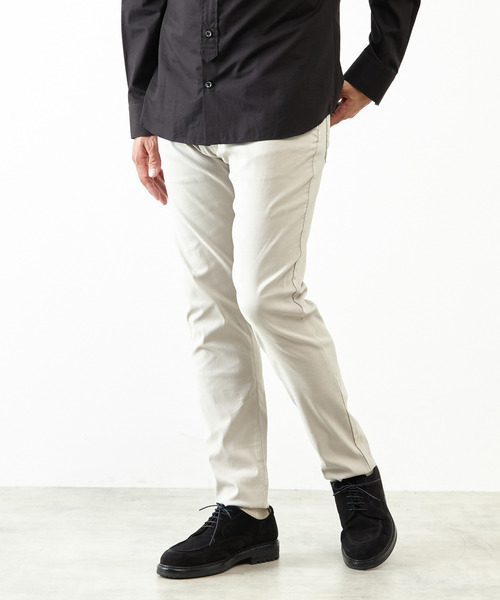 MEN'S MELROSE（メンズメルローズ）の「《WEB限定》タテウネハイパーストレッチスリムテーパード5ポケットパンツ（その他パンツ・メンズ・ネイビー/カーキ/ブラック/ライトグレー・4/3/2/5）」の12枚目の写真