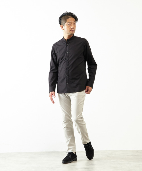 MEN'S MELROSE（メンズメルローズ）の「《WEB限定》タテウネハイパーストレッチスリムテーパード5ポケットパンツ（その他パンツ・メンズ・ネイビー/カーキ/ブラック/ライトグレー・4/3/2/5）」の14枚目の写真