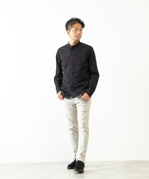 MEN'S MELROSE（メンズメルローズ）の「《WEB限定》タテウネハイパーストレッチスリムテーパード5ポケットパンツ（その他パンツ・メンズ・ネイビー/カーキ/ブラック/ライトグレー・4/3/2/5）」の15枚目の写真