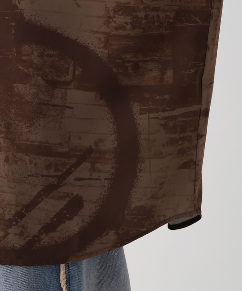 HARE(ハレ)の「ウォールアートガラシャツ(HARE)(シャツ/ブラウス・メンズ・ブラック/ブラウン・FREE)」の16枚目の写真