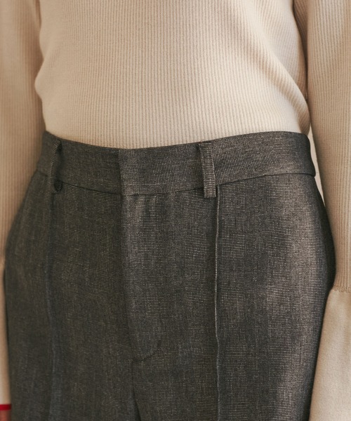 ROPE' PICNIC（ロペピクニック）の「ウールライクサージショートパンツ/セットアップ対応・リンクコーデ（その他パンツ・レディース・ブラック/ブラウン・38/36）」の16枚目の写真