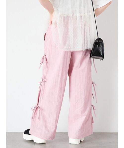 ehka sopo（エヘカソポ）の「サイドリボンパンツ（その他パンツ・レディース・ブラック/グレー/ピンク・F）」の5枚目の写真