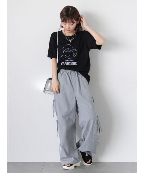 ehka sopo（エヘカソポ）の「サイドリボンパンツ（その他パンツ・レディース・ブラック/グレー/ピンク・F）」の16枚目の写真