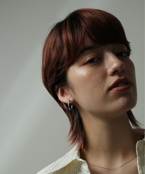 ORLEAN(オルレアン)の「【ORLEAN】オーバルフープピアス(ピアス(両耳用)・レディース・シルバー/ゴールド・フリー)」の5枚目の写真
