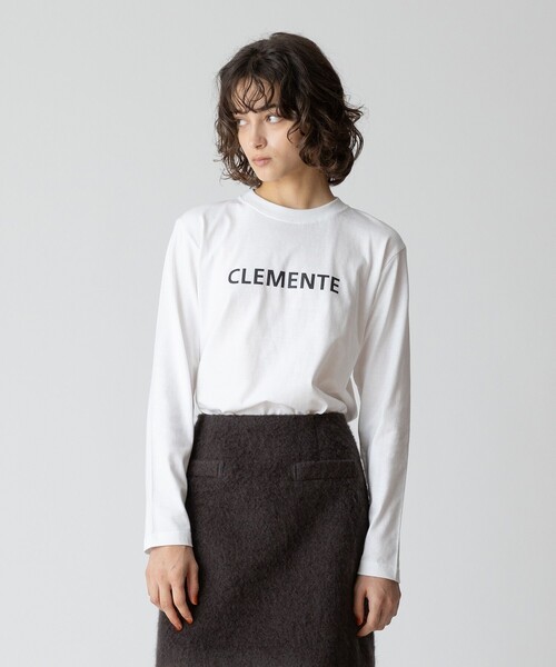 allureville(アルアバイル)の「CLEMENTE ロンTEE(Tシャツ/カットソー・レディース・オフホワイト/タン・2)」の8枚目の写真