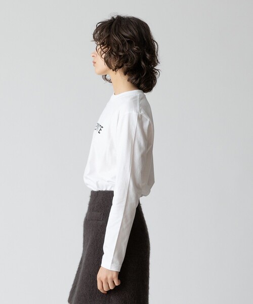 allureville(アルアバイル)の「CLEMENTE ロンTEE(Tシャツ/カットソー・レディース・オフホワイト/タン・2)」の7枚目の写真