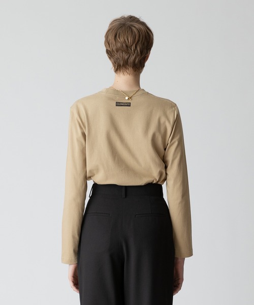 allureville(アルアバイル)の「CLEMENTE ロンTEE(Tシャツ/カットソー・レディース・オフホワイト/タン・2)」の20枚目の写真