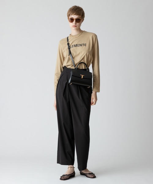 allureville(アルアバイル)の「CLEMENTE ロンTEE(Tシャツ/カットソー・レディース・オフホワイト/タン・2)」の21枚目の写真