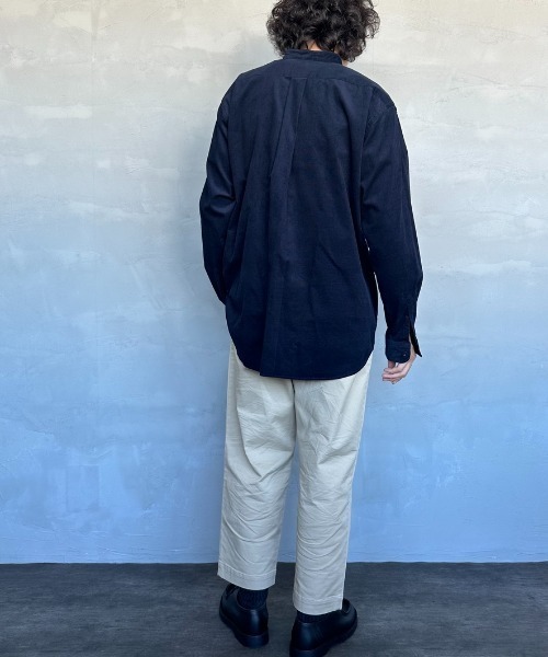 [DANTON/ダントン] 細畝コーデュロイ バンドカラーシャツ DANTON/ダントン] 細畝コーデュロイ バンドカラーシャツ（シャツ