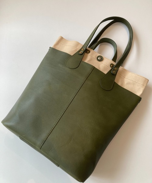 【美品】TIDEWAY DK 2PACK TOTE トートバッグ　カーキ 美品】TIDEWAY DK 2PACK TOTE トートバッグ カーキ - メルカリ