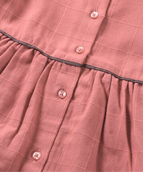 Seraph（セラフ）の「【リンク】すずらん刺しゅうワンピース（ワンピース・キッズ・ベージュ/ラベンダー/ピンク・90/100/110/120/130/140/80）」の10枚目の写真