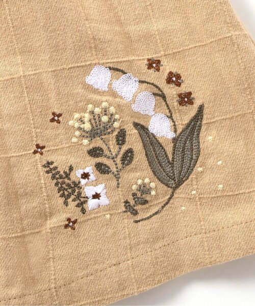 Seraph（セラフ）の「【リンク】すずらん刺しゅうワンピース（ワンピース・キッズ・ベージュ/ラベンダー/ピンク・90/100/110/120/130/140/80）」の14枚目の写真