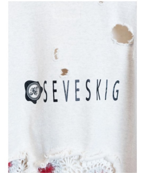 SEVESKIG(セヴシグ)の「SEVESKIG/セブシグ/Vintage Sweat Shirt Ver, Key(スウェット・メンズ・オートミール・L/M)」の7枚目の写真