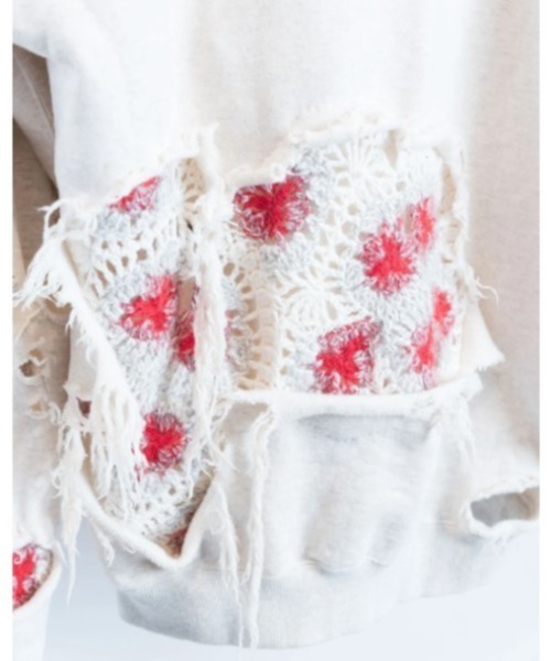 SEVESKIG(セヴシグ)の「SEVESKIG/セブシグ/Vintage Sweat Shirt Ver, Key(スウェット・メンズ・オートミール・L/M)」の6枚目の写真