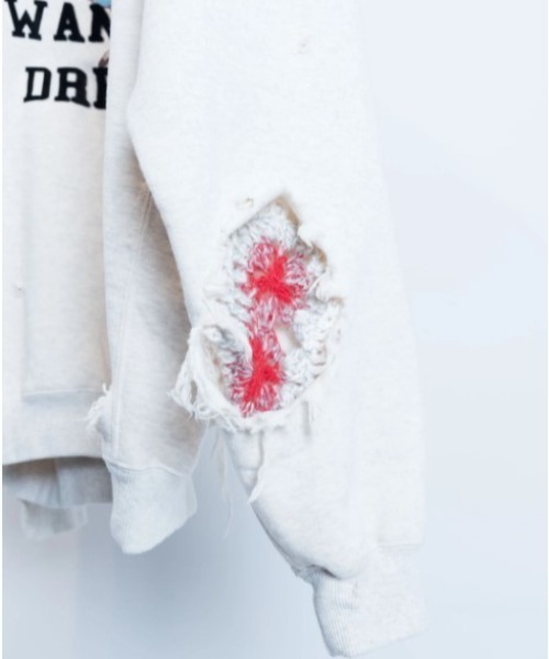 SEVESKIG(セヴシグ)の「SEVESKIG/セブシグ/Vintage Sweat Shirt Ver, Key(スウェット・メンズ・オートミール・L/M)」の5枚目の写真