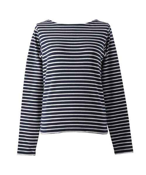 coca(coca)(コカ)の「ボートネックボーダーカットソー(Tシャツ/カットソー・レディース・B/A・S/M/L)」の19枚目の写真