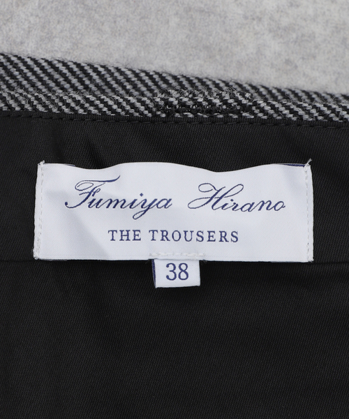 EDIFICE(エディフィス)の「Fumiya Hirano THE TROUSERS(フミヤ ヒラノ ザ トラウザーズ) Edward Herringbone(スラックス・メンズ・ライトグレー・38/36/34/40)」の14枚目の写真