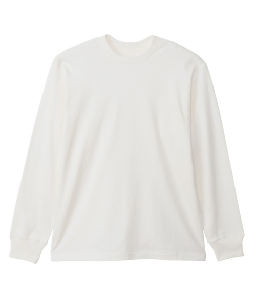 HANES（ヘインズ）の「Hanes SHIROクルーネックロングスリーブTシャツ（Tシャツ/カットソー・メンズ・ホワイト・S/M/L/XL）」の2枚目の写真