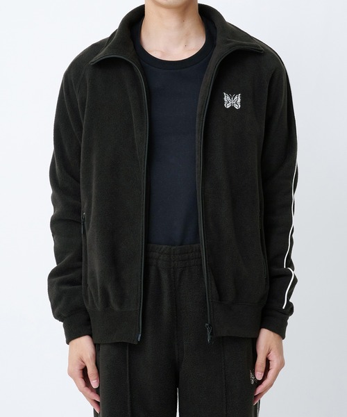 Needles（ニードルス）の「【NEEDLES/ニードルズ】〈別注〉Freece Jacket（スウェット・メンズ・ブラック/グレー・S/M）」の4枚目の写真