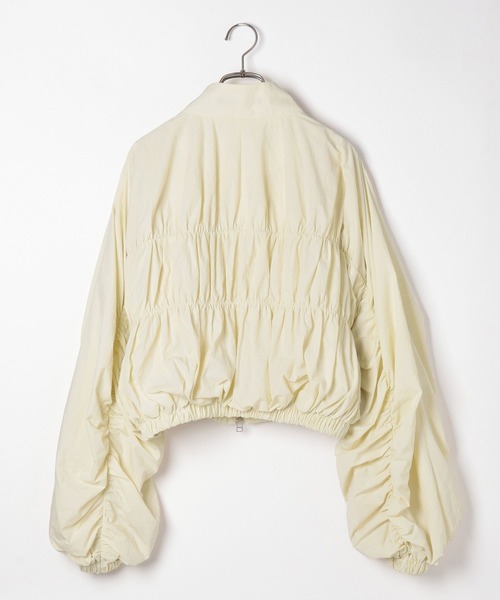 セール】スタンドギャザーショートブルゾン 151489（ブルゾン