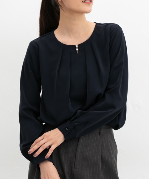 パール付ブラウス（シャツ/ブラウス）｜Honeys（ハニーズ）の