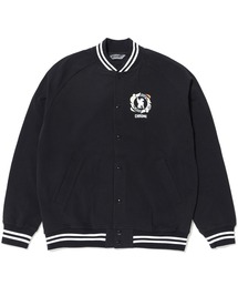 CHROME（クローム）の「CHROME/クローム スタジアムジャケット オーバーサイズ ストレッチ JP254BK（スタジャン）」