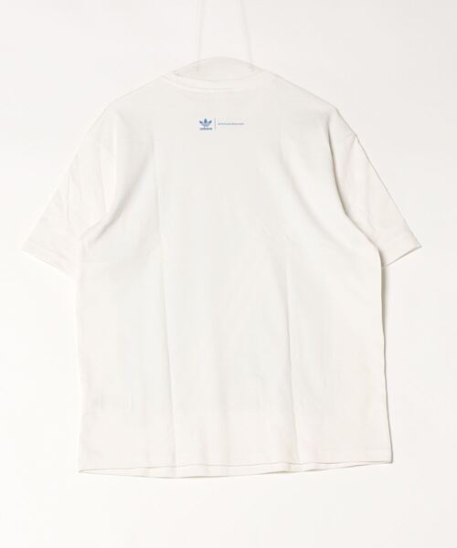 [ADIDAS] Tシャツ 半袖 KSENIASCHNAIDER ラベル ホワイト アディダス KSENIASCHNAIDER オリジナルス ラベル 半袖Tシャツ
