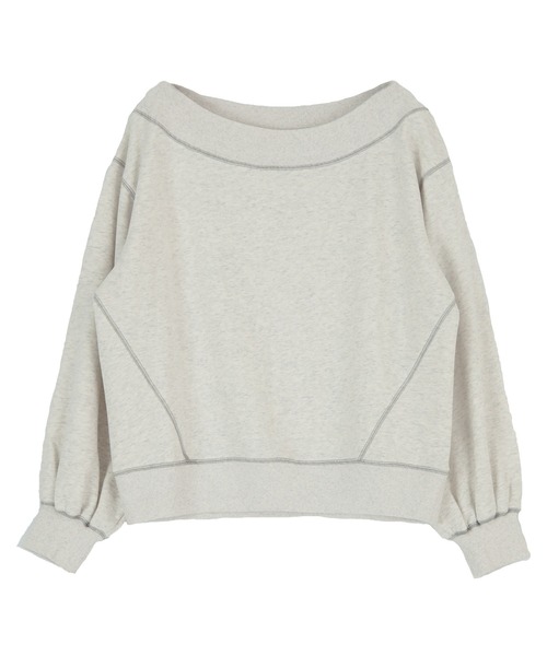 titivate(ティティベイト)の「オフショルダースウェットプルオーバー(スウェット・レディース・ブラック/チャコール/オートミール・S/M/L)」の15枚目の写真