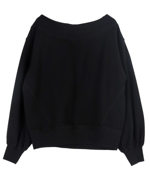 titivate(ティティベイト)の「オフショルダースウェットプルオーバー(スウェット・レディース・ブラック/チャコール/オートミール・S/M/L)」の13枚目の写真