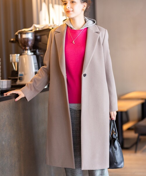 セール】【ウール】名品チェスターコート（チェスターコート）｜INDIVI