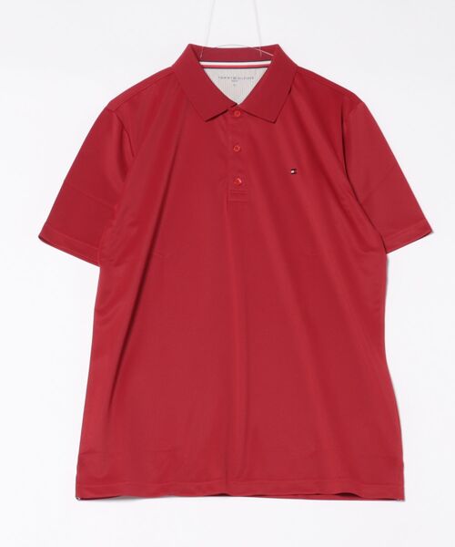 TOMMY HILFIGER GOLF（トミー ヒルフィガー ゴルフ）の「ﾍﾞｰｼｯｸﾌﾗｯｸﾞ ﾎﾟﾛｼｬﾂ（ポロシャツ・メンズ・ホワイト/ネイビー/ブラック/レッド/ピンク/ライム・LL/L/M/3L）」の6枚目の写真