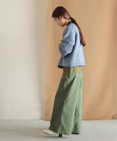 NOMBRE IMPAIR ノンブルアンペール レディース ロング ニット F NOMBRE IMPAIR（ノンブルアンペール） ニット セーター ロービング