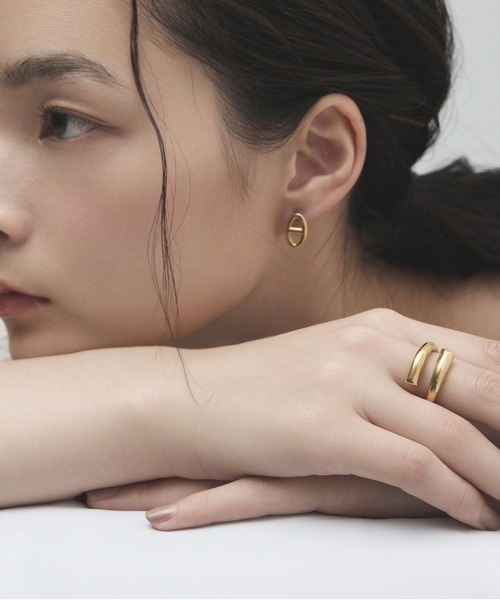関税/送料込み【BELLGIO】アイスドルサインリング セール】【 金属アレルギー対応 】 ニュアンスリング サージカル