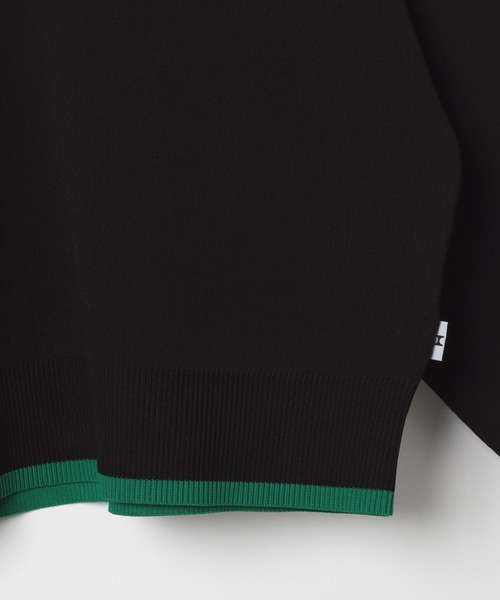 HEREIAM（ヘレイアム）の「【HEREIAM MEN】バイカラースムースニットプルオーバー（ニット/セーター・メンズ・ブラック/ピンク・MEDIUM/LARGE）」の7枚目の写真