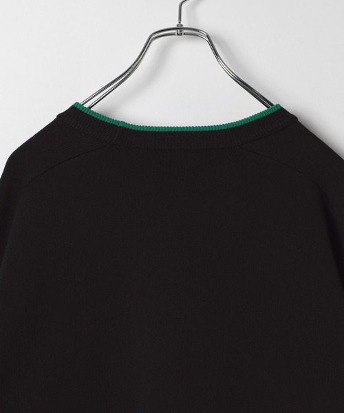 HEREIAM（ヘレイアム）の「【HEREIAM MEN】バイカラースムースニットプルオーバー（ニット/セーター・メンズ・ブラック/ピンク・MEDIUM/LARGE）」の9枚目の写真