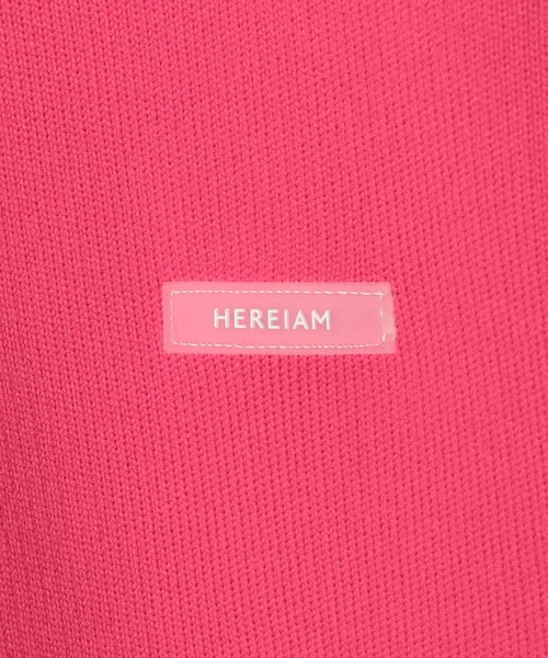 HEREIAM（ヘレイアム）の「【HEREIAM MEN】バイカラースムースニットプルオーバー（ニット/セーター・メンズ・ブラック/ピンク・MEDIUM/LARGE）」の12枚目の写真