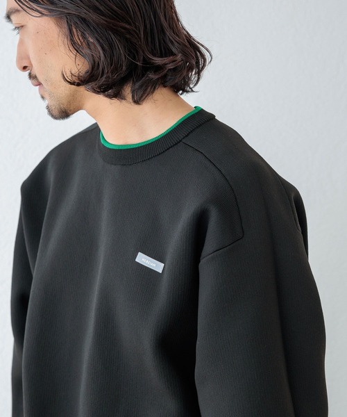 HEREIAM（ヘレイアム）の「【HEREIAM MEN】バイカラースムースニットプルオーバー（ニット/セーター・メンズ・ブラック/ピンク・MEDIUM/LARGE）」の21枚目の写真
